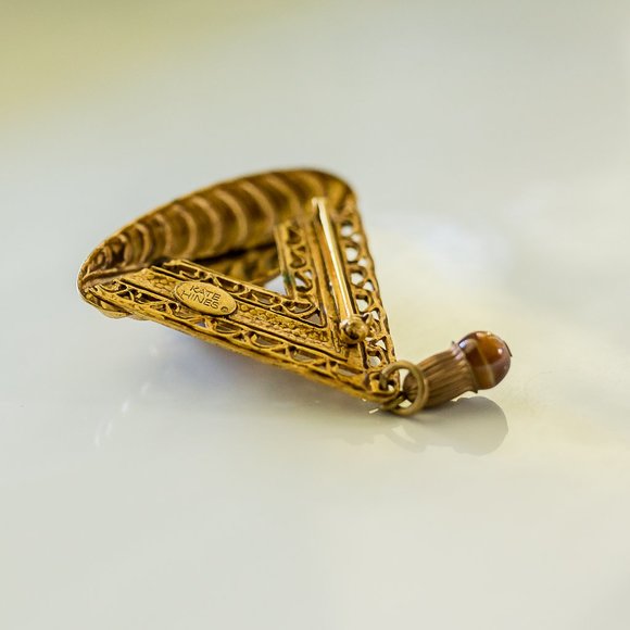 Vintage Signed Kate Hines Brooch - Picture 3 of 6